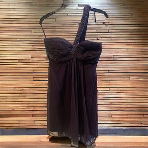 Cache, dark purple, size 8 cocktail dress